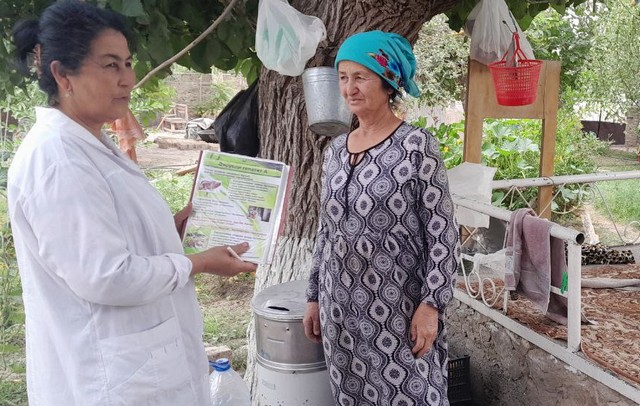 TURLI YUQUMLI KASALLIKLARNING OLDINI OLISH BO‘YICHA TARG‘IBOT TADBIRLARI OLIB BORILMOQDA